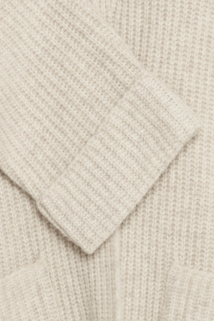 Fransa 20617149 FRbeverly Edge to Edge Cardigan Oatmeal Melange - Dotique - Fransa