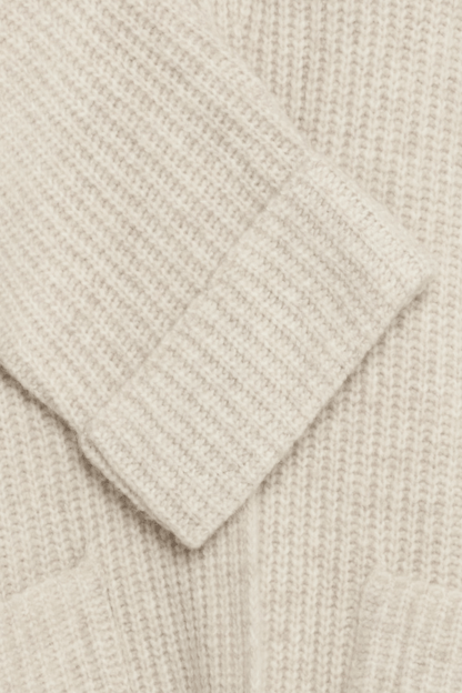 Fransa 20617149 FRbeverly Edge to Edge Cardigan Oatmeal Melange - Dotique - Fransa