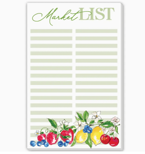 Rosanne Beck Notes and Journals Fruits Large Market List