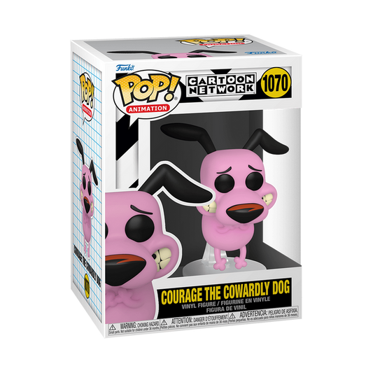 Funko POP! Animation Cartoon Network - Courage the Cowardly Dog Vinyl Figure