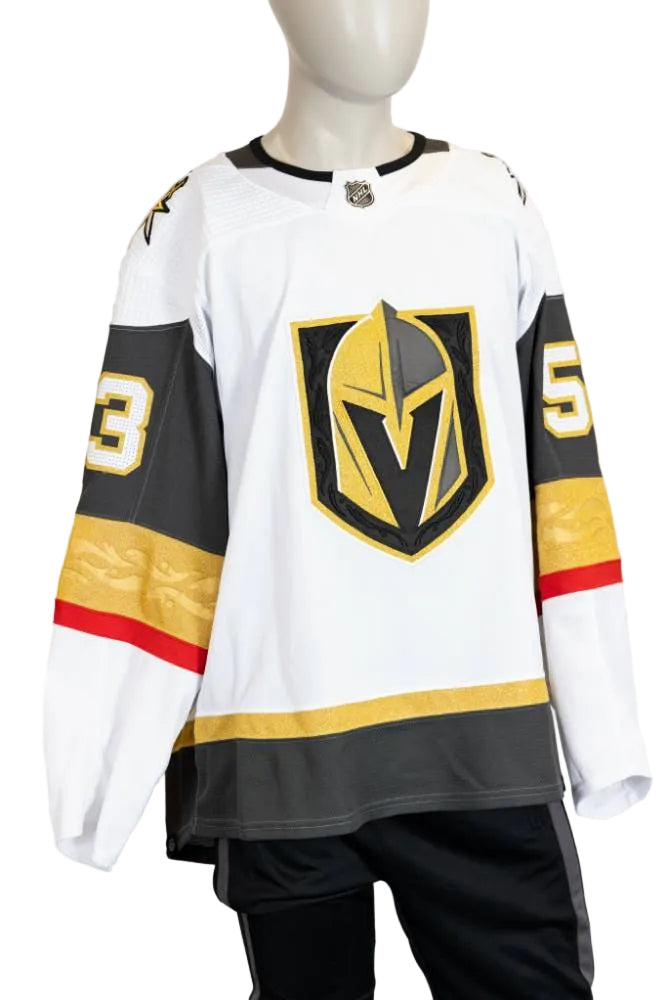 Game-Issued:#53 Marcus Kallionkieli White Jersey 2022/23 Set 1-15587 - Vegas Team Store