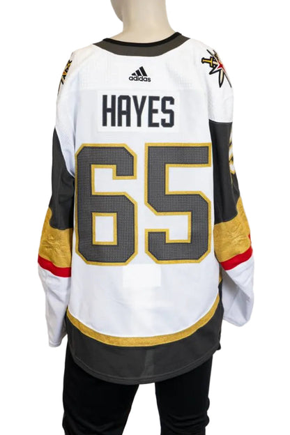 Game-Issued:#65 Zack Hayes White Jersey 2022/23 Set 1-15593 - Vegas Team Store