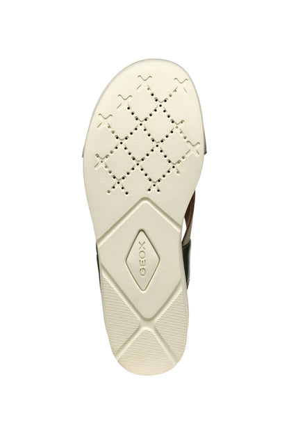 Geox Xand 2.2s Sage Green Wedge Sandal - Dotique