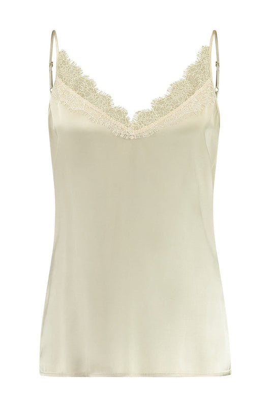 Gerry Weber 977046-35033 Cream Lace Camisole - Dotique