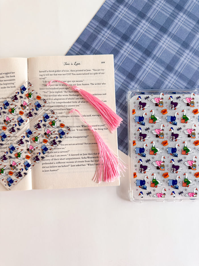 G.G. Geese Kindle Case and/or Bookmark [Combined Listing] – Bookish E-Reader Cover