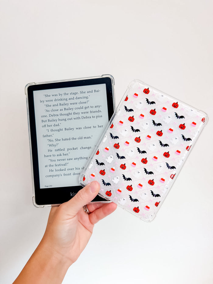 Girly Halloween E Reader Case and/or Bookmark [Combined Listing] – Spooky E-Reader Cover