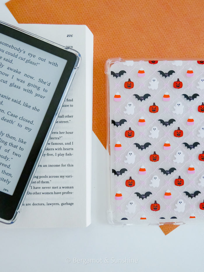 Girly Halloween E Reader Case and/or Bookmark [Combined Listing] – Spooky E-Reader Cover