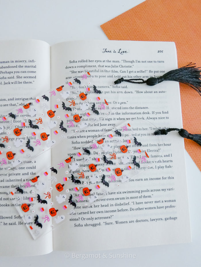 Girly Halloween E Reader Case and/or Bookmark [Combined Listing] – Spooky E-Reader Cover