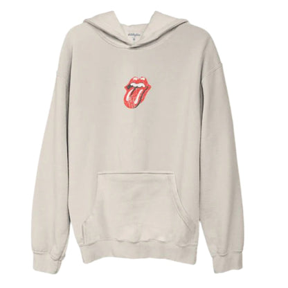 Goodie Two Sleeves Rolling Stones - Tongue Oversized Unisex Hoodie