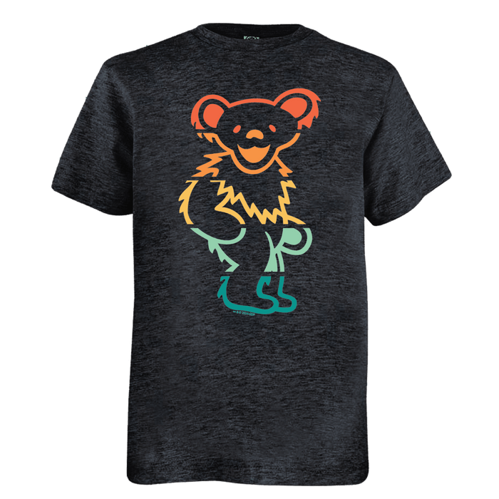 Grateful Dead Retro Stripes Bear Youth T