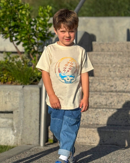 Grateful Dead Retro Stripes Stealie Toddler T