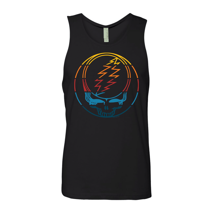 Grateful Dead Retro Stripes Stealie Unisex Tank