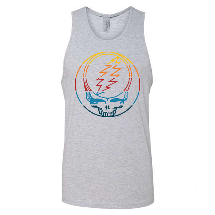 Grateful Dead Retro Stripes Stealie Unisex Tank