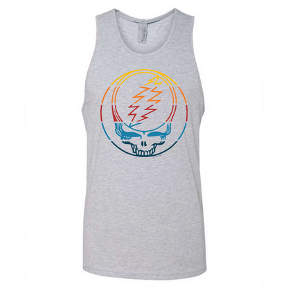 Grateful Dead Retro Stripes Stealie Unisex Tank