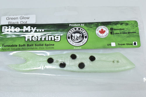 bite my herring artificial salmon trout cut bait