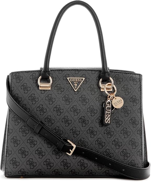 GUESS Noelle Basique Signature Logo Girlfriend Satchel Bag GB505 - Runner