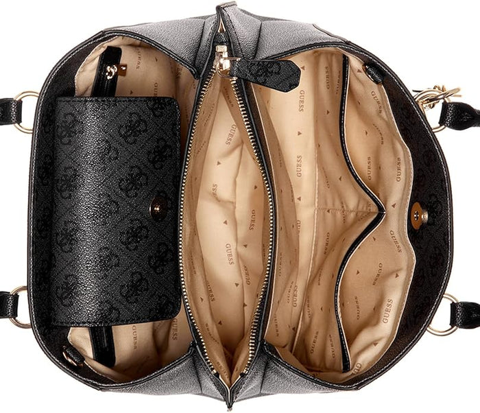 GUESS Noelle Basique Signature Logo Girlfriend Satchel Bag GB505 - Runner