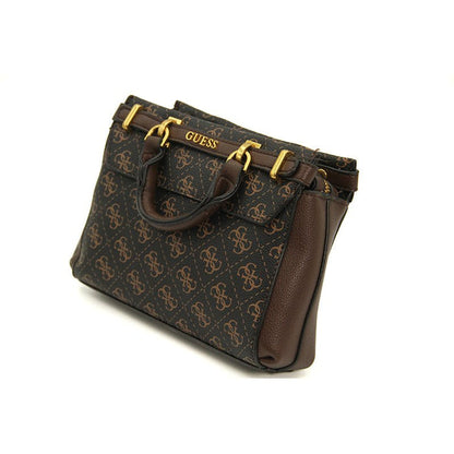 GUESS Sestri 4G logo mini handbag - BROWN - GB296 - Runner