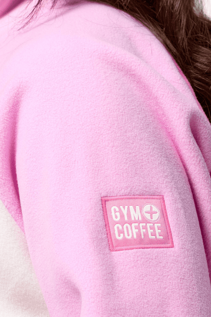 Gym+Coffee Snap Polar Fleece - Cotton Candy - Dotique - Gym+Coffee
