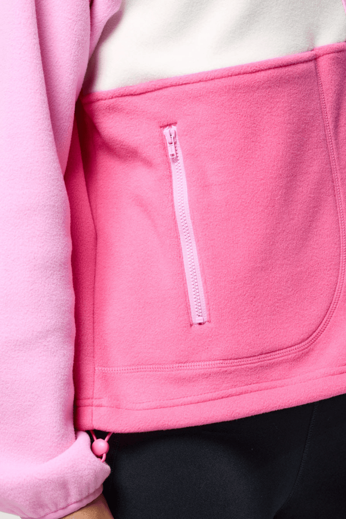 Gym+Coffee Snap Polar Fleece - Cotton Candy - Dotique - Gym+Coffee