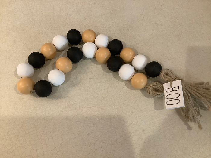 Halloween bead garland