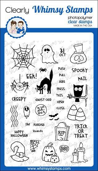 Halloween Postage Clear Stamps - Whimsy Stamps
