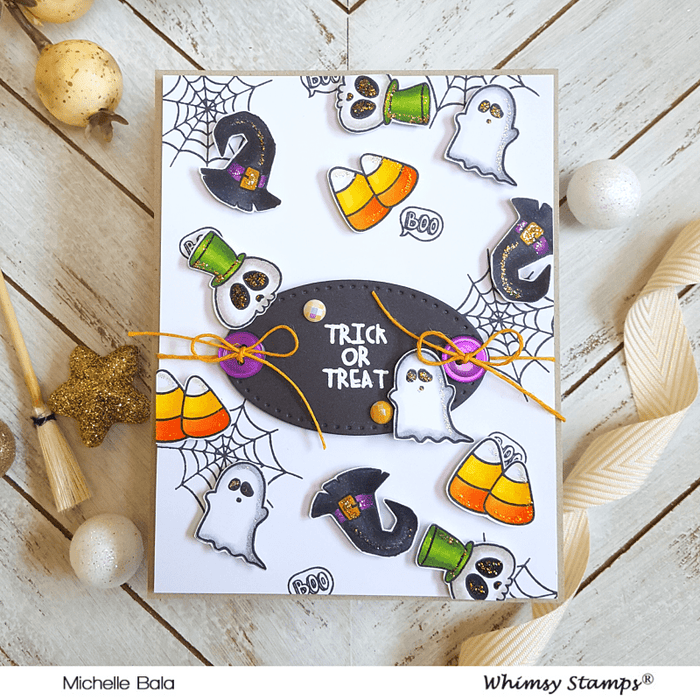 Halloween Postage Clear Stamps - Whimsy Stamps