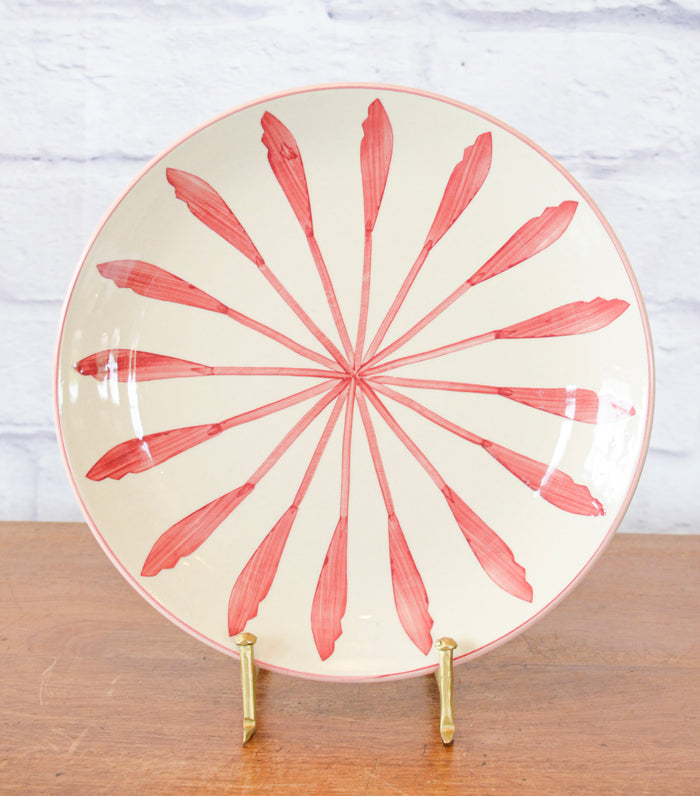 Hand-Painted Stoneware Plates