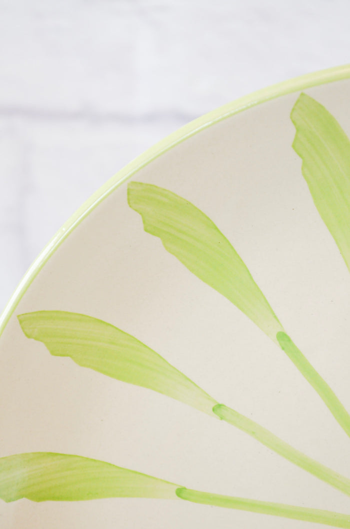 Hand-Painted Stoneware Plates