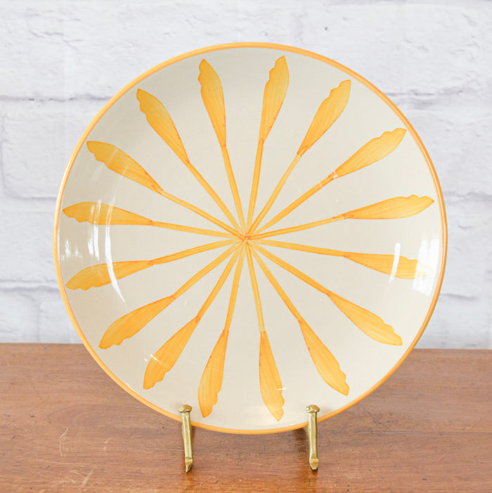 Hand-Painted Stoneware Plates
