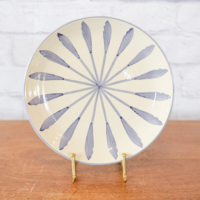 Hand-Painted Stoneware Plates