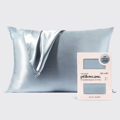 KITSCH Satin Pillowcase Standard - Haze Blue