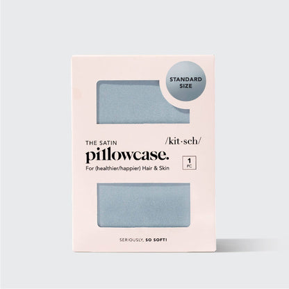 KITSCH Satin Pillowcase Standard - Haze Blue