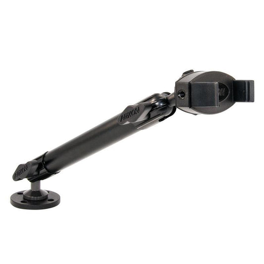 Heavy-Duty Smartphone Mount with 10" Arm and 4-Hole Drill Base - BULK-Arkon Mounts