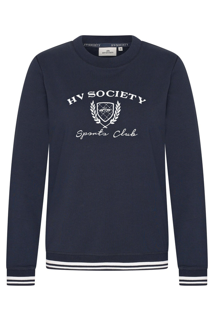 HV Society 0401103716 Matilda Sweater Navy - Dotique - HV Society
