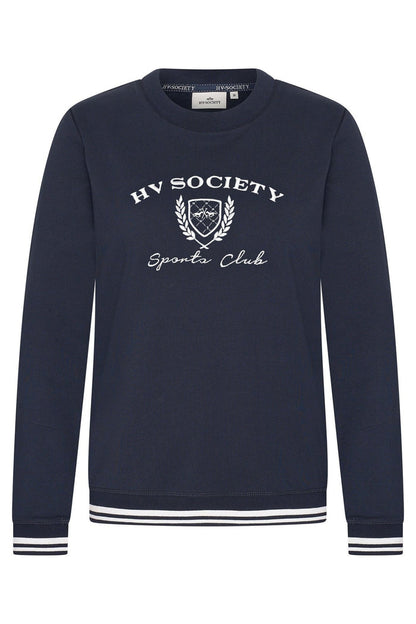 HV Society 0401103716 Matilda Sweater Navy - Dotique - HV Society