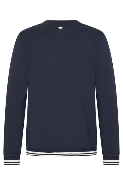 HV Society 0401103716 Matilda Sweater Navy - Dotique - HV Society