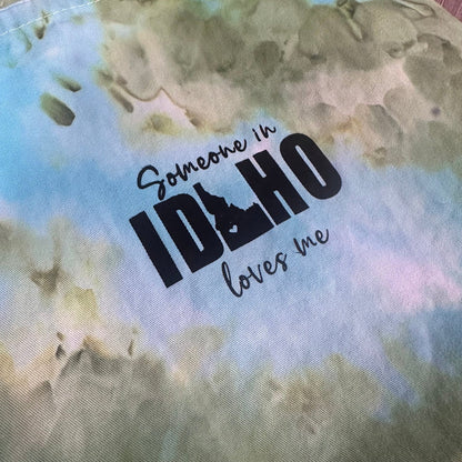 Ice Dyed Someone in Idaho Loves Me Apron