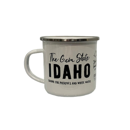 Idaho Facts Enamel Mug