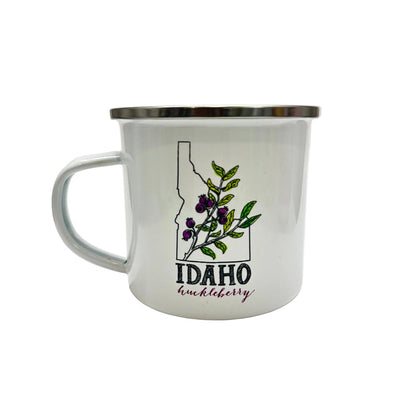 Idaho Huckleberry Enamel Mug