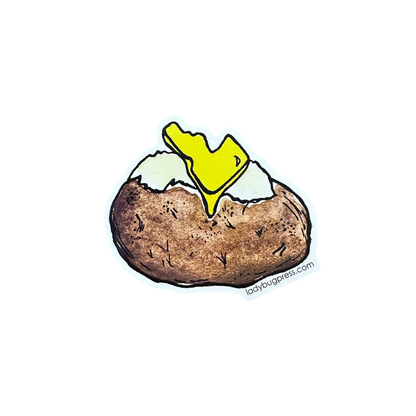 Idaho Spud "baked potato" Full Color Magnet