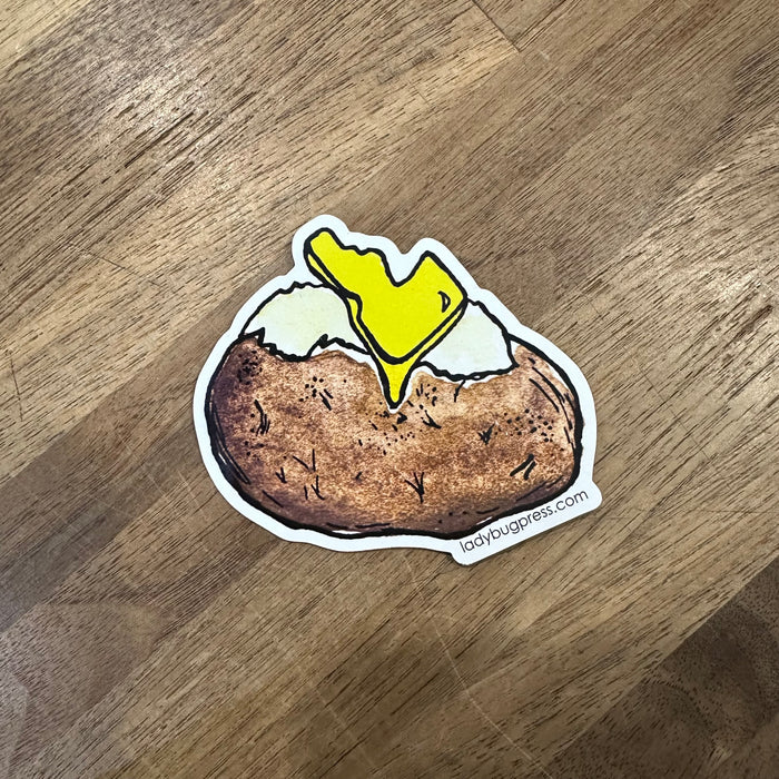 Idaho Spud "baked potato" Full Color Magnet