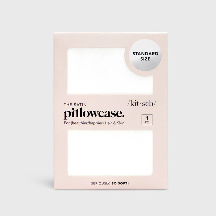 KITSCH Satin Pillowcase Standard - Ivory