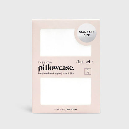 KITSCH Satin Pillowcase Standard - Ivory