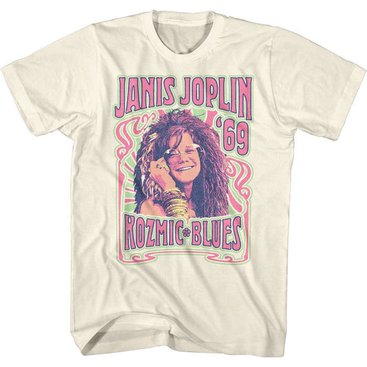 Janis Joplin - '69 Kozmic Blues Adult T-Shirt