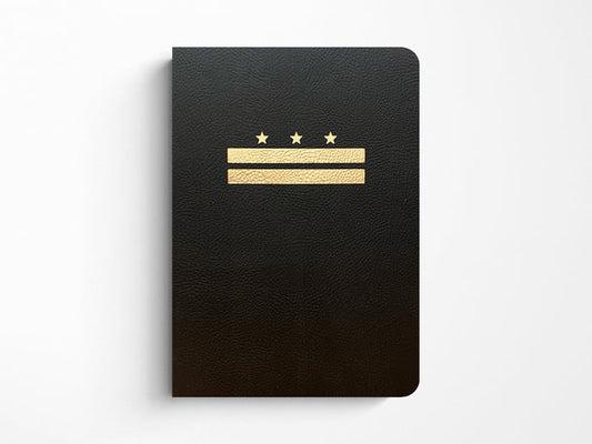 Jenni Bick Special Edition DC Flag Leather Notebook