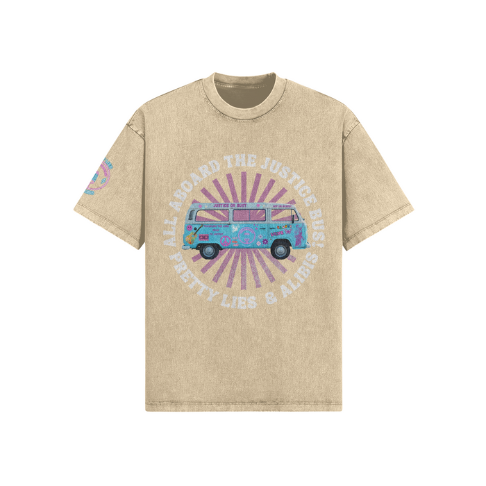 Justice Bus Distressed Shirt