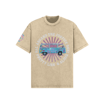 Justice Bus Distressed Shirt