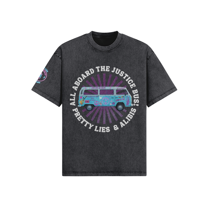 Justice Bus Distressed Shirt