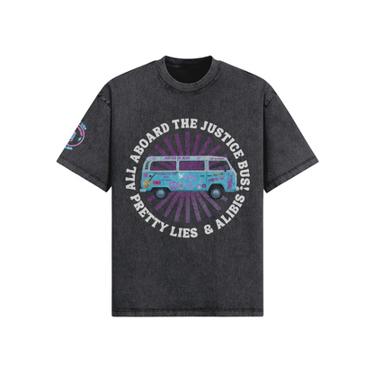 Justice Bus Distressed Shirt